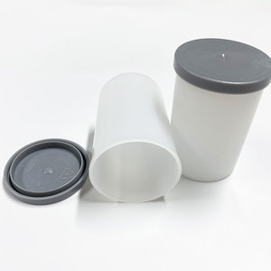 Fornitura di fabbrica Contenitori in plastica calibro 35mm Bianchi per pellicola con coperchi grigi Vuoti - Product Image 3