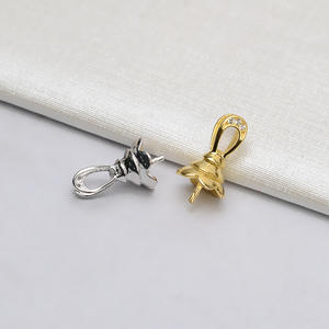 Pendentif en argent S925 avec 11-13 perles, design de chapeau à grosse tête, accessoires de bricolage et tendance, 737 composants et trouvailles de bijoux - Product Image 3