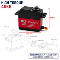 Servomoteur Crawler XQ-POWER XQ-S3240M 40KG en aluminium, moteur central étanche pour voiture RC et avion RC 6.8V, direct usine