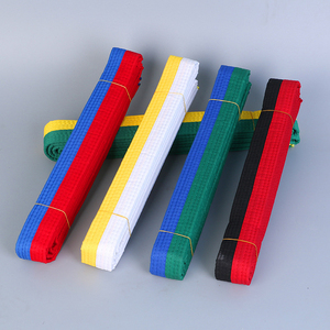 Cinturones de Colores para Taekwondo, Cinturones de Algodón para Artes Marciales, Judo, Karate, TKD, Aikido, Uniformes para Niños y Adultos - Product Image 3