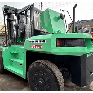 Used Original Mitsubishi FD150 15 Ton diesel Forklift Used Forklift FD150 FD100 FD50 FD30 Warehouse Container <b>Pallet</b> Handling - Product Image 1