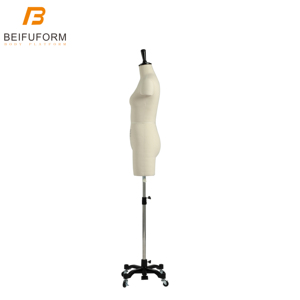 Manichino da Sartoria Beifuform CN Taglia Standard 84A, Mezzo Busto Professionale per Donna, Rivestito in Tessuto - Product Image 5