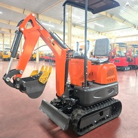 Mini-excavatrice certifiée CE EPA, machine de terrassement compacte sur chenilles pour travaux agricoles, mini-excavatrice