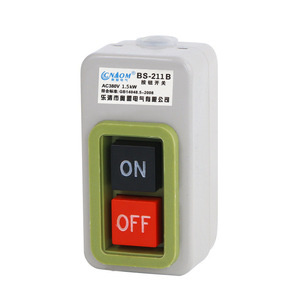 Interruptor de Botón Pulsador Cmon Bs-211B AC380V 1.5KW, Doble Posición, Terminal de Tornillo, Material Plástico - Product Image 4