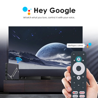 2024 más popular Amologic XS97 ULTRA Box S905W2 Android TV Set-Top con 4Gb + 32Gb y control de voz