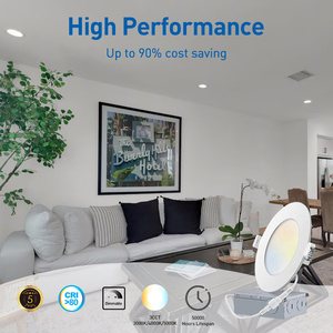 4 inch IC đánh giá Slim <span class=keywords><strong>LED</strong></span> trần Downlight thay đổi độ sáng & màu sắc có thể điều chỉnh lịch thi đấu - Product Image 5