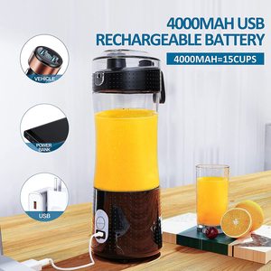 2024 Venta caliente utensilios de cocina exprimidor con batería licuadora portátil - Product Image 6