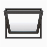 Fournisseur de fenêtres pivotantes en PU, 4 niveaux, EPDM, résistantes au vent, ignifuges, imperméables, anti-moustiques, pour la maison, le bureau, modernes