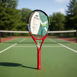 Raqueta de Tenis HB Sport 69cm Roja y Negra con Funda para Juego al Aire Libre - Product Image 2