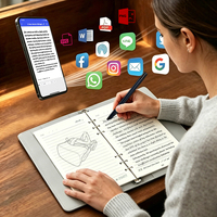 Cuaderno Inteligente con IA 2026: Grabación y Reproducción, Conexión Inalámbrica BT, Sincronización Digital, Cuaderno Digital con Lápiz IA, Diario Personalizable