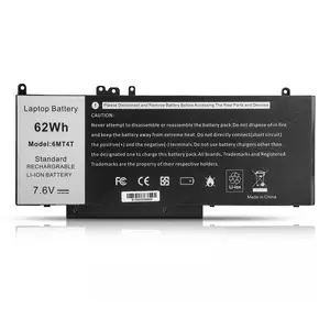 Dongguan Lewe Factory Products Li-Polymère Batterie d'ordinateur portable pour Dell 6MT4T E5270 E5470 M3510 E5570