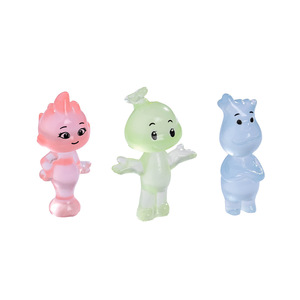 Nouvelles capsules lumineuses transparentes micro-paysagères, figurines de petits feux de joie mignonnes, décorations DIY d'Halloween, petits ornements de bureau - Product Image 5