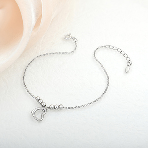 <span class=keywords><strong>Xlove</strong></span> – bijoux de saint-valentin avec breloque en forme de cœur, Bracelet à chaîne réglable, pendentif en forme de cœur, bijoux pour femmes - Product Image 4