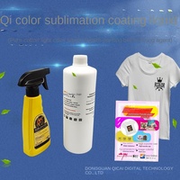 Spray de prétraitement thermique pour sublimation liquide en gros pour matériaux denim clairs – Modèle sérigraphie