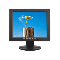 Moniteur TFT LED BNC 10 pouces, résolution carrée 800*600, moniteur LCD CCTV 10,4 pouces