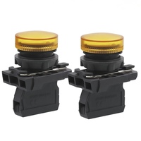 Lampada Indicatrice Serie XB5 con Foro di Montaggio da 22mm, XB5-AVM3 Verde 220V, Luci Indicatrici per Apparecchiature Elettriche, Lampada di Segnalazione