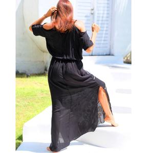 Fabricant et vente en gros de vêtements pour femmes, tissage en rayonne, Kaftan de station de broderie - Product Image 3