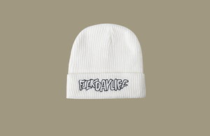 Chapeau de bonnet brodé en acrylique, double couche, noir et blanc, accessoire thermique, unisexe, avec Logo personnalisé, pour l'hiver, 100% - Product Image 4