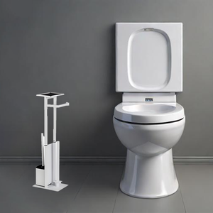 Nuovo marchio semplice <span class=keywords><strong>carta</strong></span> <span class=keywords><strong>igienica</strong></span> bianca Stand robusto in acciaio inox forma irregolare <span class=keywords><strong>rotolo</strong></span> <span class=keywords><strong>porta</strong></span> asciugamani di <span class=keywords><strong>carta</strong></span> per il bagno - Product Image 2