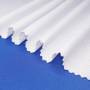 100% Polyester dệt kim dày chấm vuông vải trơn nhuộm cho quần bó sát. - Product Image 2