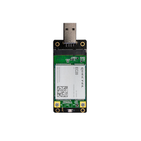 Módulo de altura completa 3G 4G adaptador de placa de desarrollo Mini PCIE a USB con convertidor de ranura para tarjeta sim
