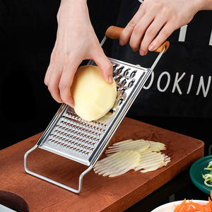 Metal Type Stainless Steel Kitchen <b>Tools</b> Utensils Shiny Gold Cheese Grater Vegetable Slicer - Product Image 2
