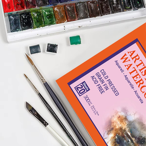 Bloc de Papel de Acuarela Personalizado de Alta Calidad para Artistas Profesionales, 100% Algodón, 300 g/m², para Pintar y Dibujar - Product Image 2