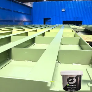 Pintura impermeable acrílica a base de agua con pintura impermeabilizante de metal epoxi