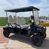 Voiturette de golf électrique chinoise 2 à 4 places à vendre, 72V Lithium, personnalisée, confortable, 6 places