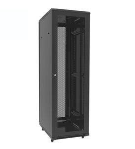 Armoire serveur de cybersécurité 42U 19 pouces, armoire informatique 600 mm de largeur avec porte avant et porte arrière ventilées - Product Image 5