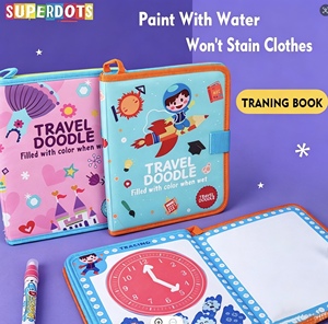 Libros de Dibujo que Cambian de Color con el Agua, Libros Mágicos Creativos con Pincel, Libros para Colorear Reutilizables para Niños al por Mayor - Product Image 1