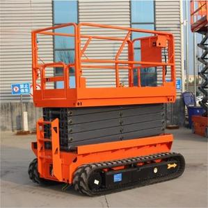 Venda quente Offroad Barato Móvel Rastreado Elétrico Todo O Terreno Self-Propelled Crawler Scissor Lift - Product Image 2