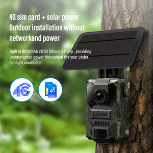 Ultra-Sharp <span class=keywords><strong>Image</strong></span> <span class=keywords><strong>Capture</strong></span> DC 5V/1a Cámara de seguimiento de caza de baja potencia con panel solar de 3W - Product Image 4