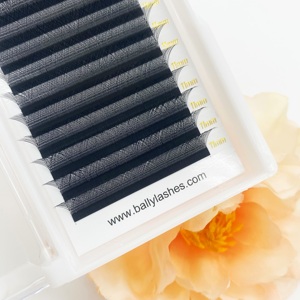 Venta al por mayor 0,05 0,07 <span class=keywords><strong>C</strong></span> D Curl YY Lash <span class=keywords><strong>Y</strong></span> Shape Extensiones de pestañas Suministros Easy Fan Premade Volume Fan Extensiones de pestañas - Product Image 3