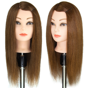 Factory Outlet 40% cabeza de muñeca de entrenamiento de cabello humano para peluquero y cosmetalogistas corte de cabello y cabeza de maniquí femenino trenzado - Product Image 4