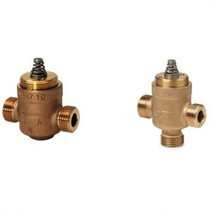 Vanne à trois voies VXP47.10 1/2 pouce en laiton pour le contrôle de l'acide acétique - Product Image 2