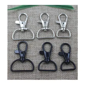 Factory price alloy silver metal swivel snap hook for bags,dog leash snap hook,dog hooks for handbag