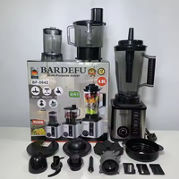 8-in-1 BARDEFU 9500W Multifunctionele RVS Blender, Heavy Duty Vleesmolen, Blender en Sapcentrifuge