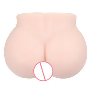 Jouet de masturbation masculin en forme de fesses féminines, moulé par inversion, liquide, style gelée à trois couches, double orifice, type 'Airplane Cup', pour le plaisir sexuel - Product Image 3