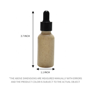 Flacon à pompe en plastique recyclable de 30ml avec bouchon noir Emballage cosmétique en <span class=keywords><strong>paille</strong></span> de blé pour compte-gouttes d'essence pour shampoing lotion visage - Product Image 6