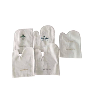 Guanto per scarpe in cotone Non tessuto bianco lustrascarpe usa e getta per <span class=keywords><strong>Hotel</strong></span> - Product Image 4