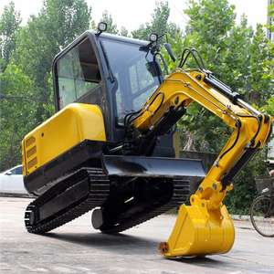 2.5ton 2.5 طن 2.5 t الصين أفضل كومة سعر البسيطة الزاحف المطاط أداة تنقيب مزنجرة حفار باجر حفر للبيع - Product Image 1