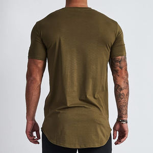 Camisetas Personalizadas para Hombre por Sublimación Ropa de Gimnasio de Algodón y Spandex para Fitness que Absorbe la Humedad Camisa de Compresión de Cuello Redondo para Entrenamiento - Product Image 6