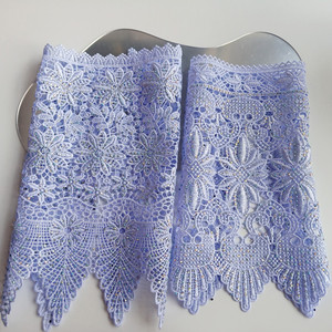 Fabricante, venta al por mayor, gran oferta, tela de poliéster 100%, tela de encaje bordado con patrón de flores y pájaros - Product Image 4