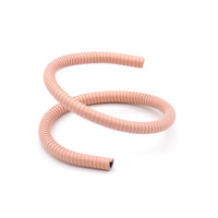 Bras flexible en métal multicolore personnalisable pour accessoires d'éclairage, support de lampe de table avec tube de guidage de câble pliable