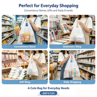 Sac de courses en plastique perforé en rouleau pour magasin de proximité, impression personnalisée, vente en gros, écologique