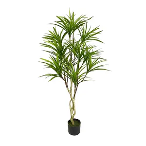 140cm Palmeira Plantas Artificiais Decorativas Árvore Artificial Plástica Artificial Fan Palm Plants em Carga A Granel para Exportador