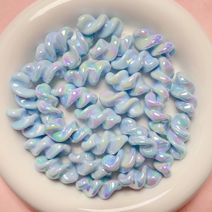 UV-Farbe Leuchtender Acryl faden Twisted Spiral <span class=keywords><strong>Beads</strong></span> - Product Image 6