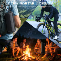 Altavoz Bluetooth de Tela con Nuevo Diseño Caferria, Altavoz Bluetooth Inalámbrico Deportivo para Exteriores de 10 W, Portátil