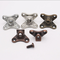 Support d'angle papillon en alliage de zinc, connecteur décoratif pour meubles, pour boîte en bois, armoire, vitrine, bronze antique